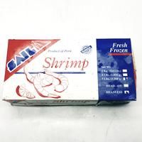 Frozen Shrimp – U8, Shell-on, Wild White (Imported) – 5 lb block ...